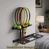Large Capacity Tennis Racket Storage Rack Wall-mounted Badminton Racket Storage Rack  Tennis Hall