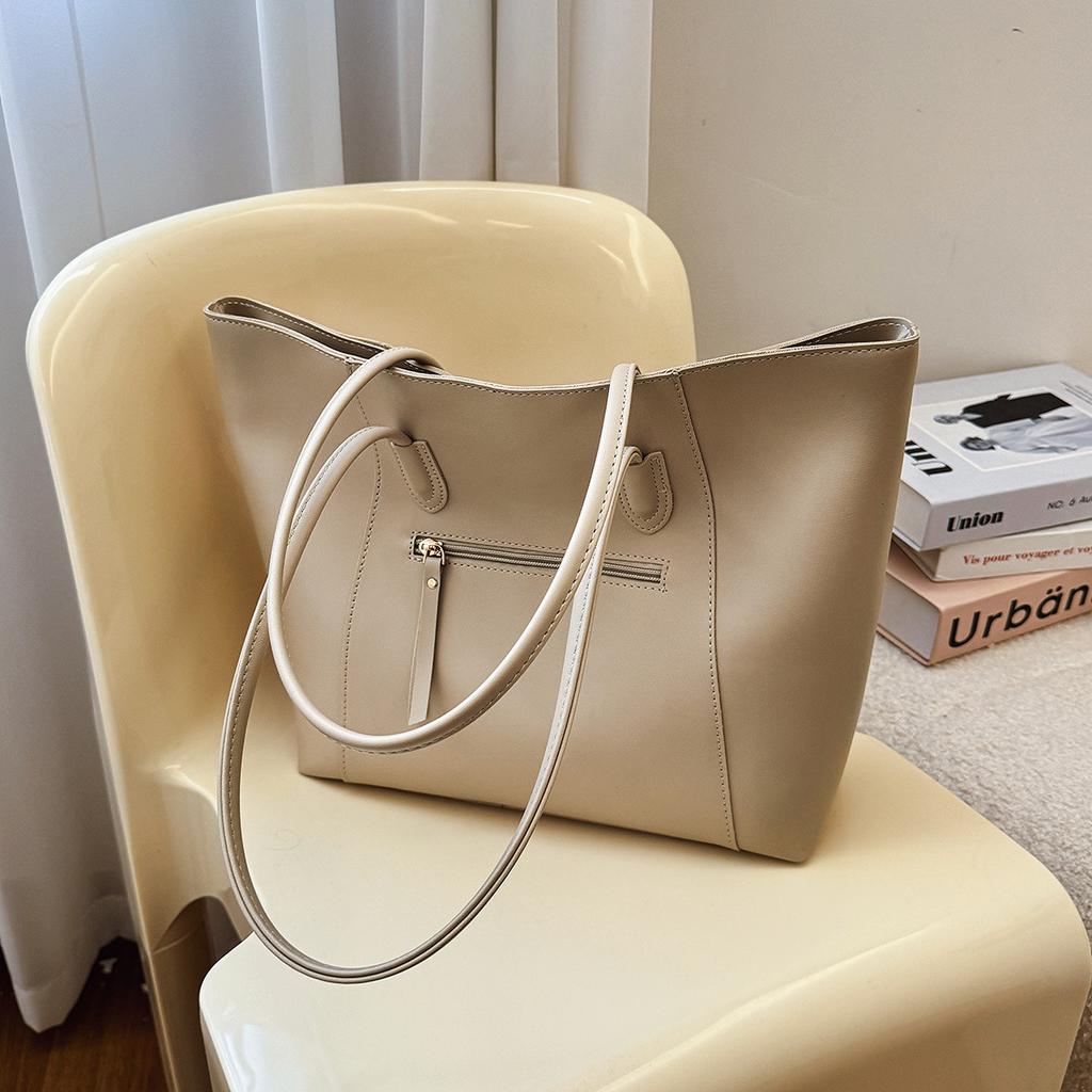 Popular fashion large capacity tote bag women's shoulder handbag simple fashion large capacity