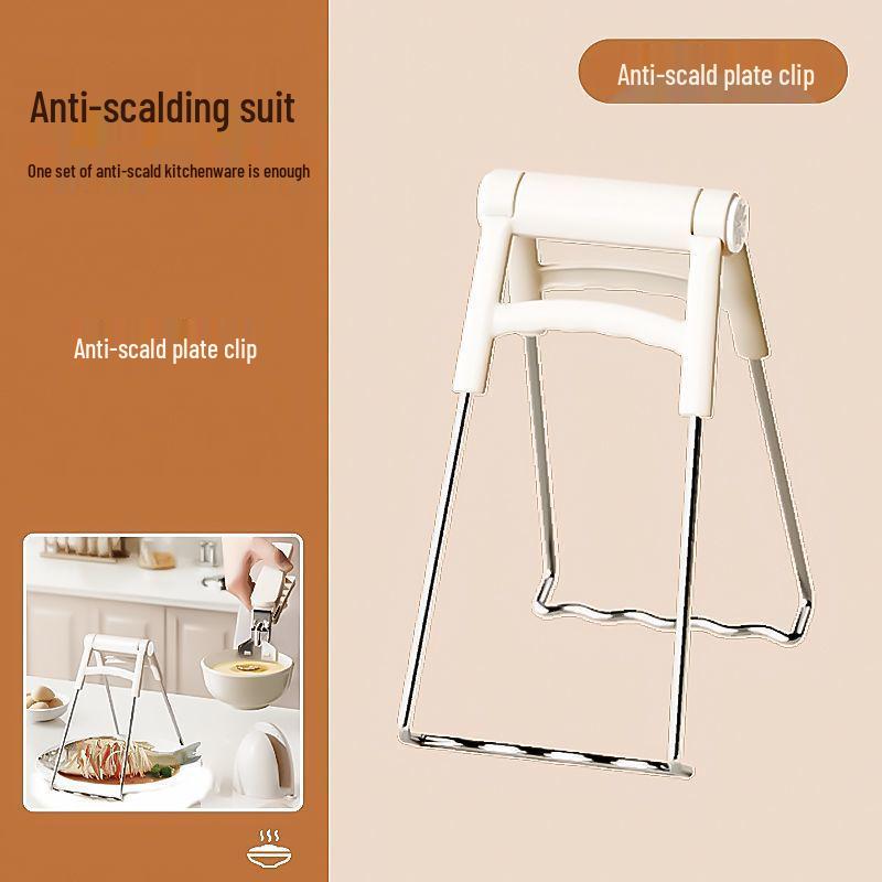 Anti-Scalding Non-Slip Tray & Bowl Lifter Clip for Kitchen Use