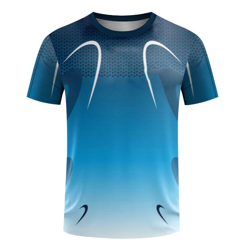 

Мужские и женские футболки для бадминтона, быстросохнущая повседневная одежда, свободная и простая, подходит для занятий спортом на открытом воздухе, в помещении и повседневных занятий спортом, новинка летом. 6XL