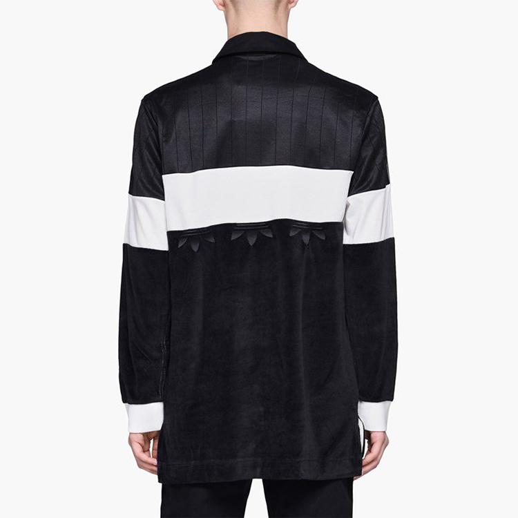 Adidas Originals Trefoil X Alexander Wang Co-Branded Langarm-Poloshirt Herren Oberteile Schwarz DT9495