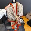 Chain Horse New Fashionable Long Scarf Simple and Versatile European and American Fashion Scarf Shawl Sun Protection Neck