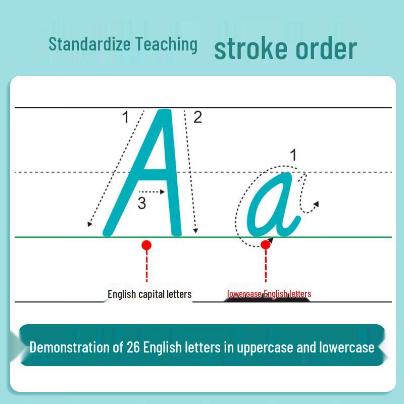 English Alphabet Handwriting Practice Book for Kids