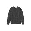Levi's Men's Carmel Cable Crew Sweater Phantom Black 0058W-0002