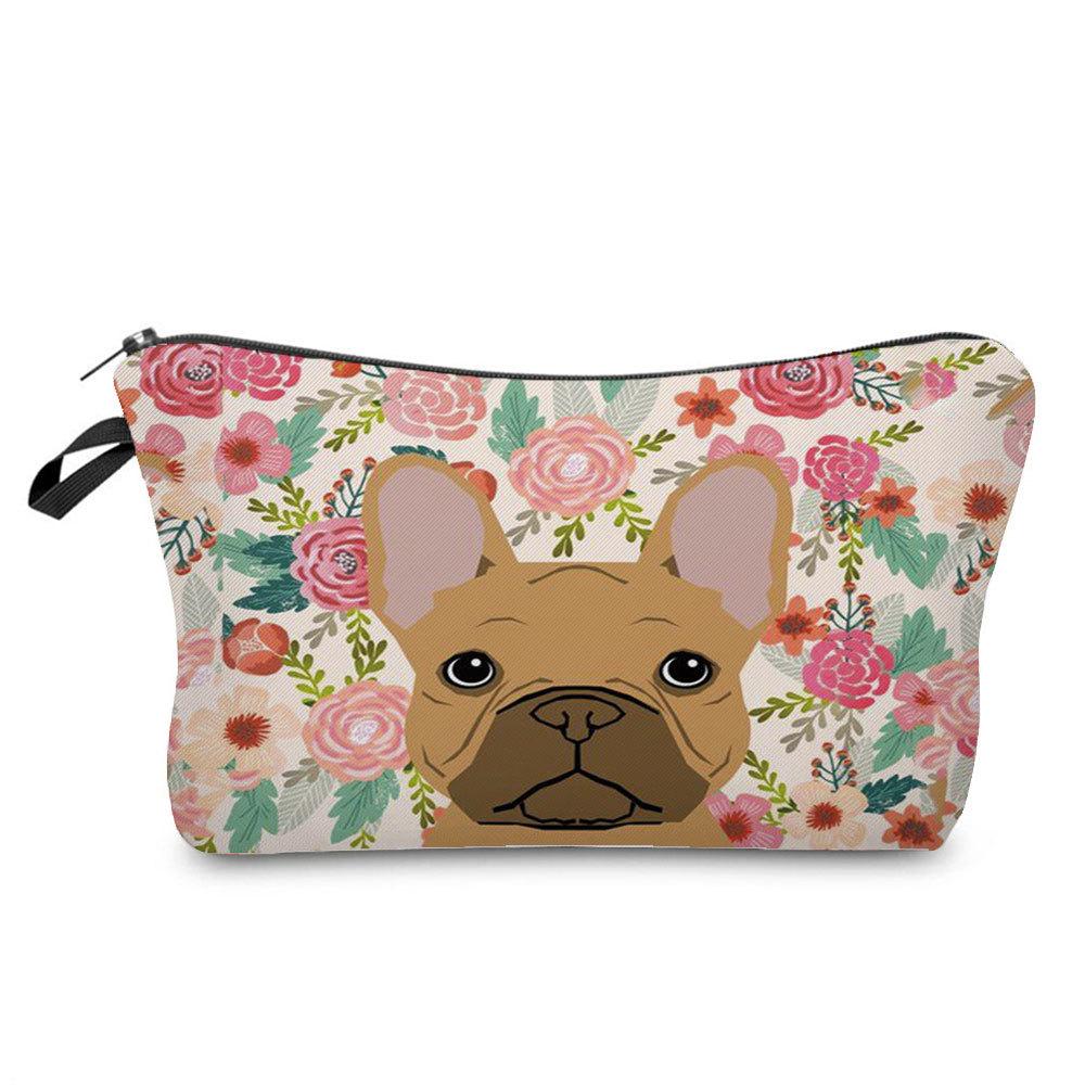 Women Flower Print Cosmetic Bag Toiletries Organize Travel Storage Case 6666