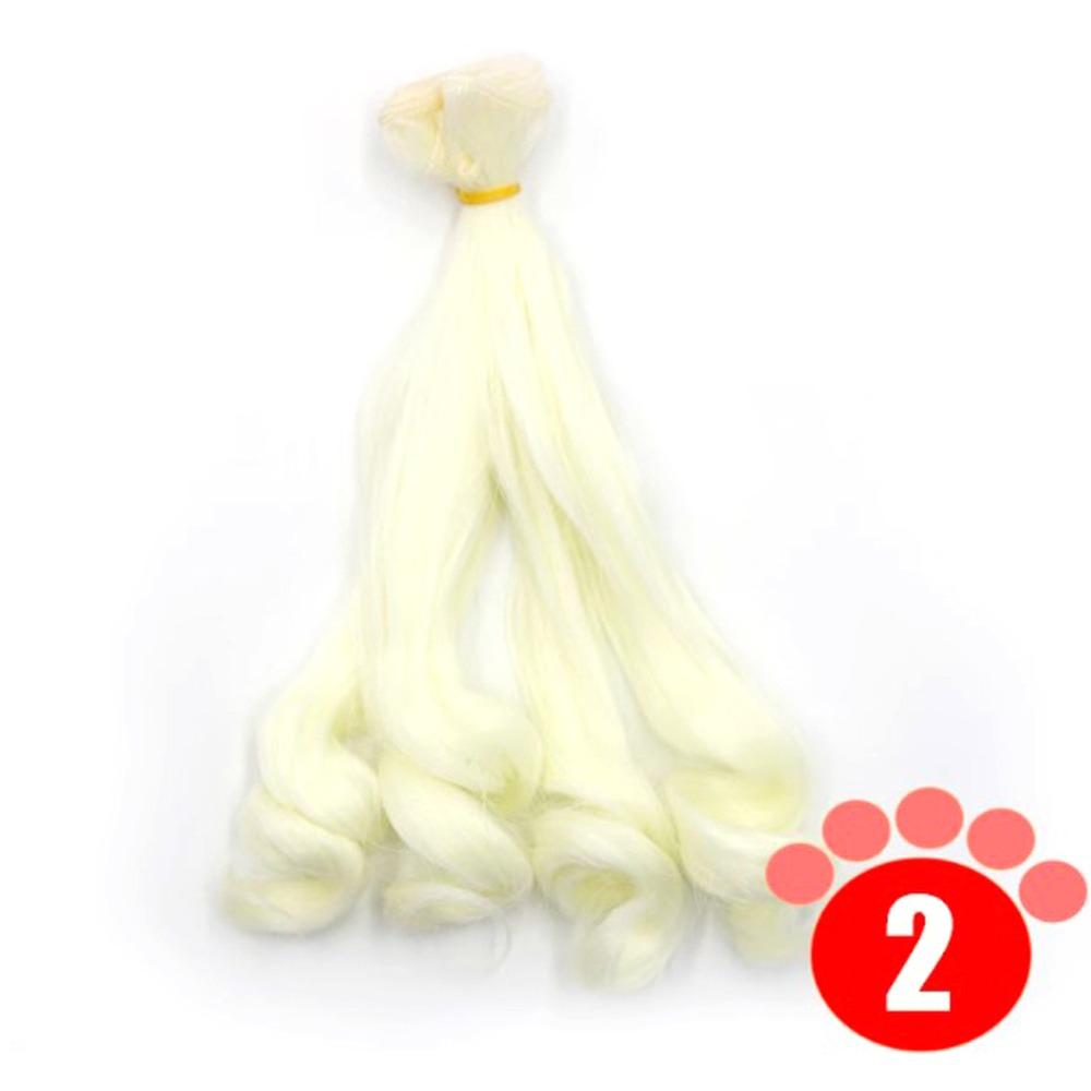 

20*100 см 1/3 1/4 1/6 SD/BJD кукольные волосы термостойкие волокна вьющиеся парики модный парик BJD 02