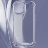 IMAK UX-4 Series For iPhone 15 Case Straight Frame Four Corner Shockproof Clear TPU Cover