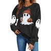 Women's Fashion Casual Halloween Hooded Sweatshirt for Festive Occasions