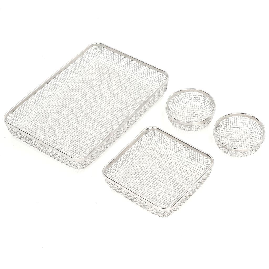 RV Mesh Screen Set Stainless Steel Vent Cover Furnace Flying Insect Shielding Screens with Spring