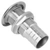 Water Drainage Plug Thru Hull Fitting 1in Outlet 316 Stainless Steel Corrosion Resistant for Marine Boat Yacht