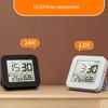 Portable Digital Alarm Clock with Temperature Humidity Reading Multifunctional Desk Clock for Home Heavy Sleeper Alarms