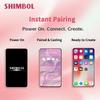 Schermo Monitor Selfie Shimbol P4 per iPhone con Supporto Magnetico per Fotocamera Posteriore, Monitor per Vlog da 4 Pollici Multi-Touch e Android,