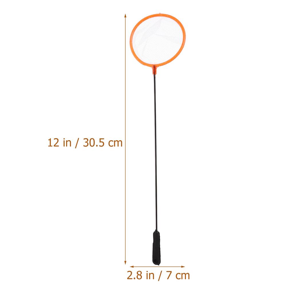 20Pcs Small Fish Net Round Design Thickened Handle High Bearing Capacity Aquarium Cleaning Tool Fishing Lure Accessories