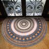 Half Circle Entrance Door Mat Home Carpet Foot Pedal Mat Bedroom Bathroom Door Mat Anti Slip Door Mat