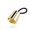 Trendiger Damen-Haarclip aus Legierung mit Horn-Design, dehnbarer Zopfgummi, elastisches Seil, Haarband