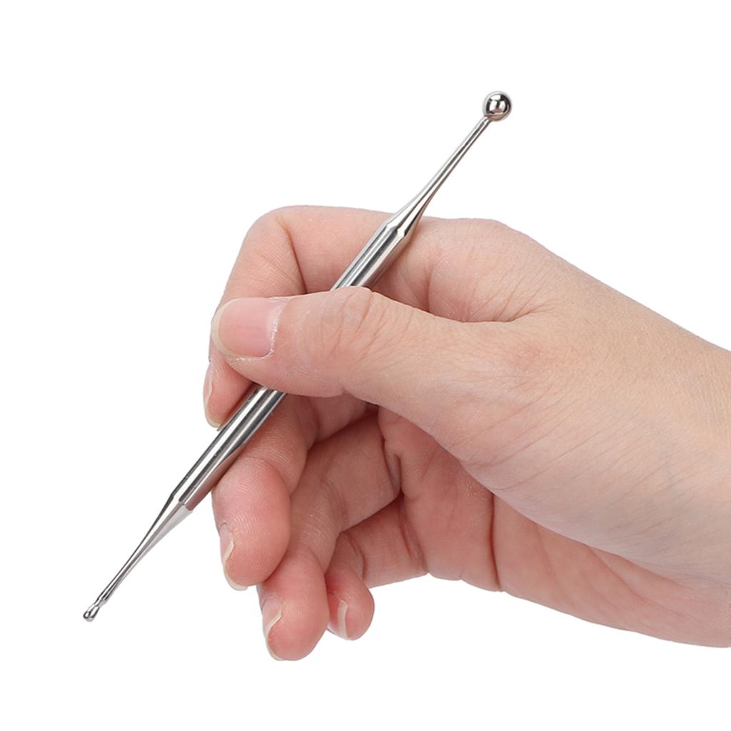 Professional Stainless Steel Ear and Body Point Probe Acupuncture Point Massage Pen
