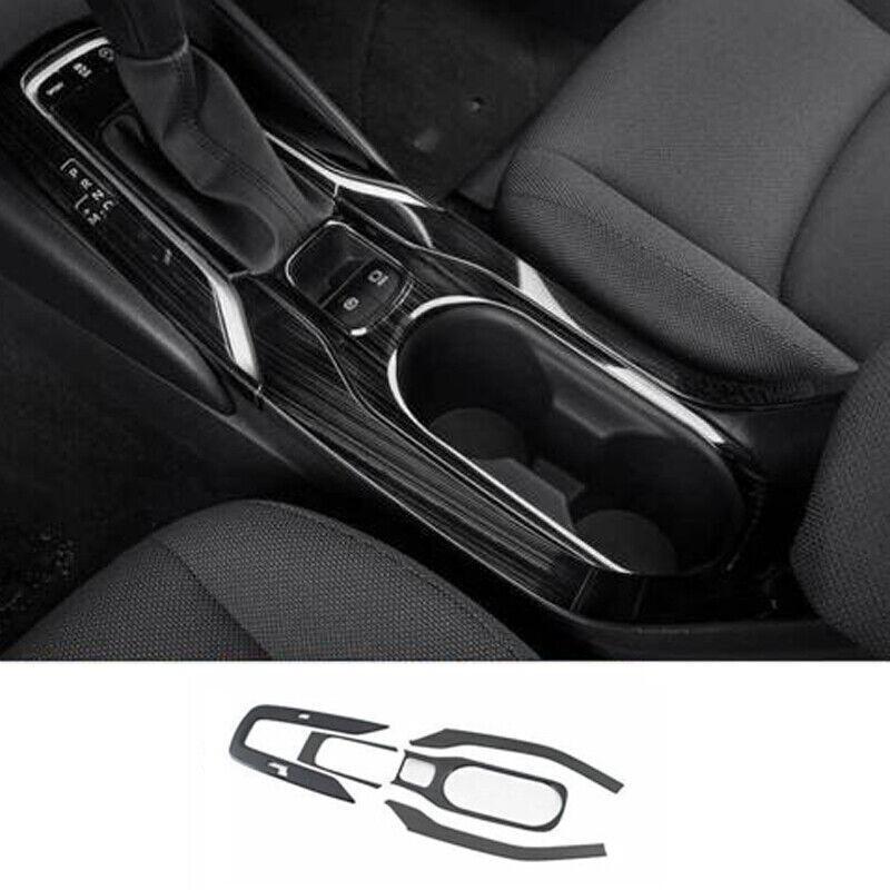 Black Titanium Center Console Gearbox Panel For Toyota Corolla SE XSE 2020~2023