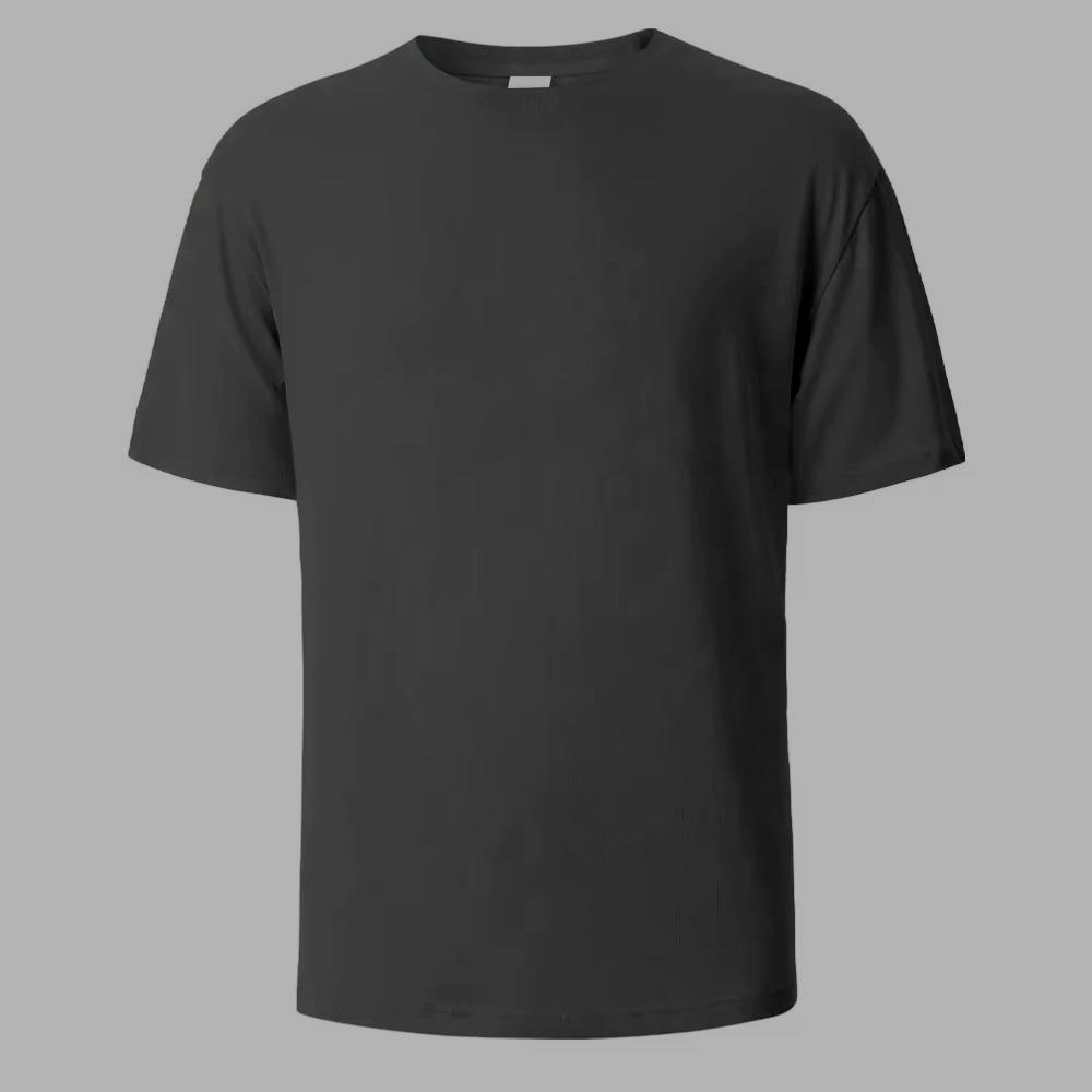 Fashion Unisexs Cotton T Shirt Unisex Tee Oversized Casual Heavyduty Black Pure Cotton Oneck Half Sleeve Comfortable Allseason