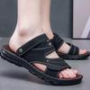 Sandalen für Herren, rutschfest, wasserdicht und langlebig, Sommersandalen mittleren Alters für Männer