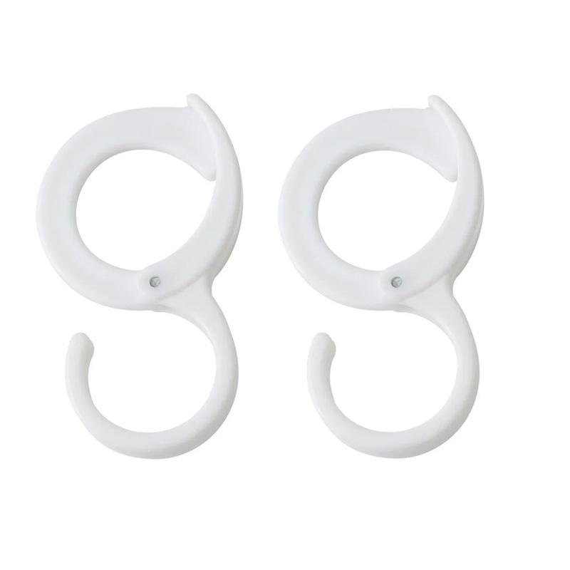 S-shaped Hook Household Windproof Card Slot Bathroom No Punching Multi-functional Hook Wardrobe Kitchen Loop Small Hook