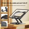 All-Metal Rotating Tablet & Laptop Stand, Foldable & Hollowed Design