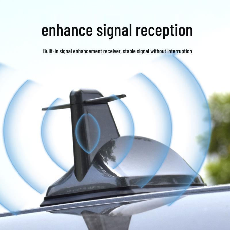 Universal Shark Fin Car Antenna with Enhanced Signal Reception and Decorative Design