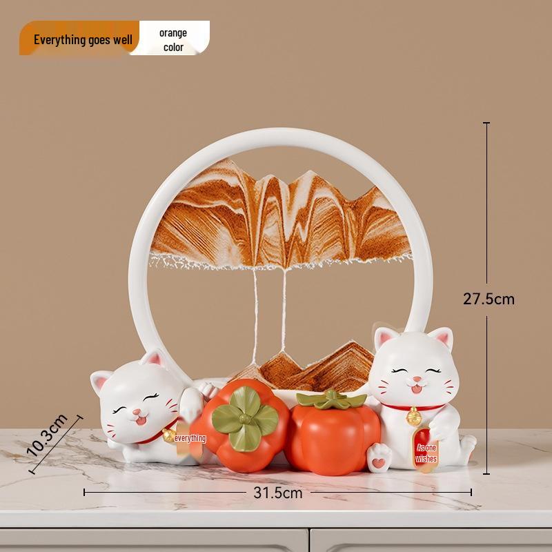 JINGRUIXIANG Счастливая Хурма Песочная Картина-Орнамент