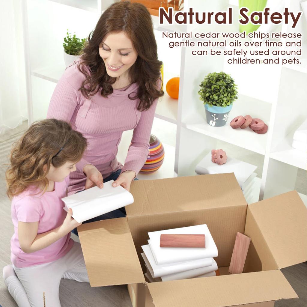 67 Peças Bloco de Cedro Armário Tábua de Cedro Aromática Estilo Sortido Odor Fresco Repelente de Insetos Guarda-roupa Bloco de Cedro Acessórios para Casa