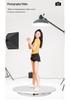 60cm Remote Control Electric Turntable, 100kg Capacity for E-commerce & Live Broadcast Rotating Display