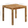 Dining Table Solid Mango Wood 82 X 80 X 76 Cm