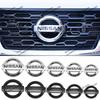 1 Stück Vorder- und Rückseiten-Logo-Plakette Aufkleber Nissan Qashqai X-Trail Kicks Navara Juke Leaf Micra Patrol Maxima Murano ulsar Altima