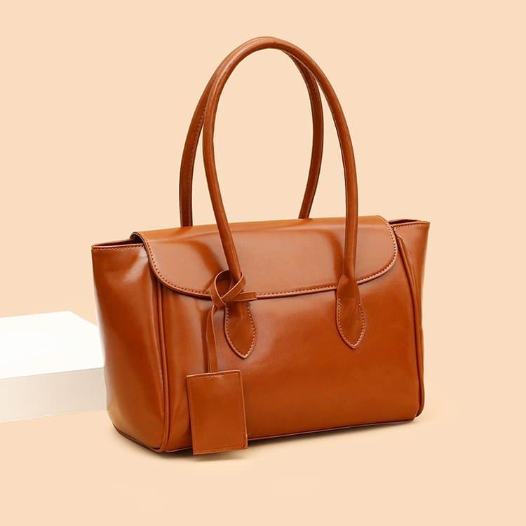 Simple tote bag women's versatile shoulder handbag