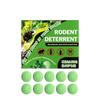 Rodent Deterrent Pest Control Tablets 10pcs Natural Plant Oil Formula Repels Mice Rats Bugs Indoor Use Safe Effective 160g Pack