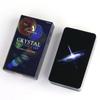 Léčivé karty 10,3*6cm krystaly, elektronický průvodce hry Oracle Deck Games 60 ks karet (48 křišťálových karet a 12 karet zvěrokruhu)
