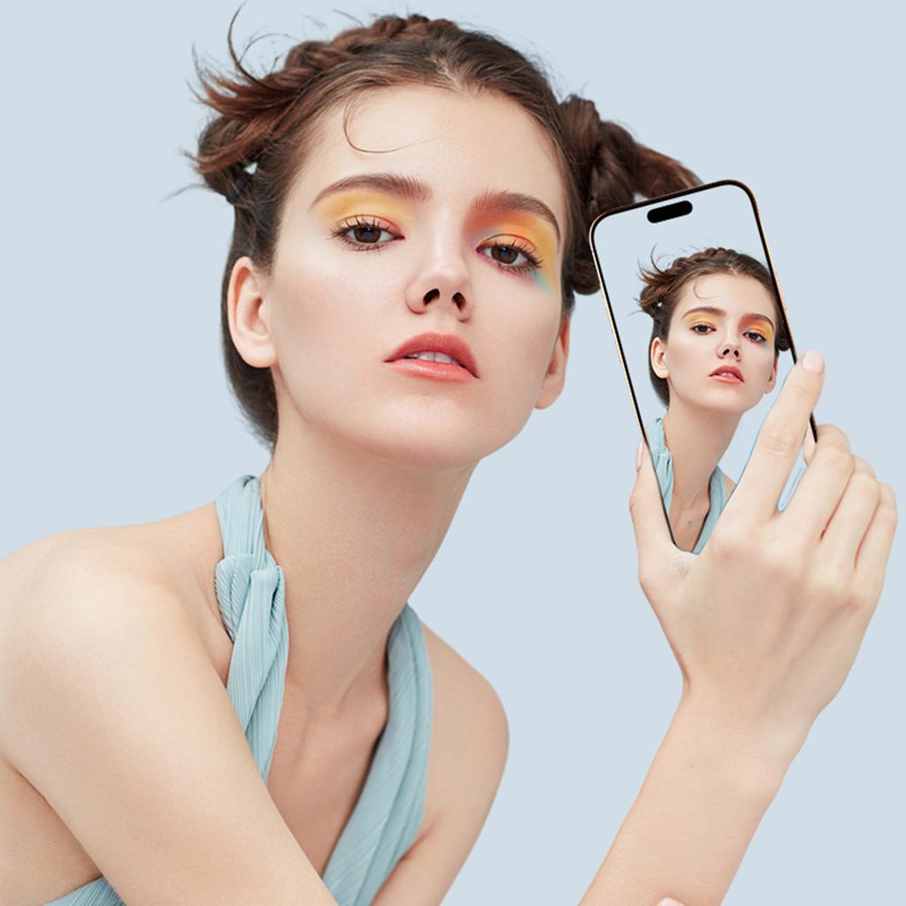 Magnetic Phone Vlog Selfie Monitor Screen Wireless Selfie Monitor Screen Phone Vlog Selfie Screen for Selfie Vlog Live Stream