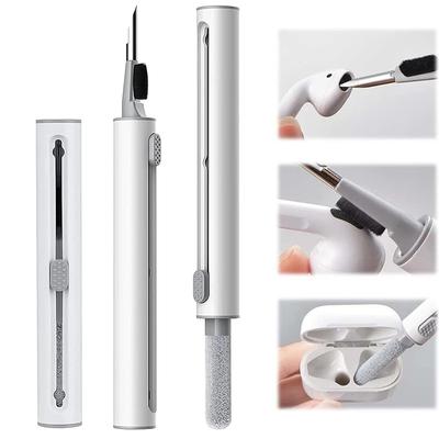 Zestaw do czyszczenia słuchawek bezprzewodowych Dla Airpods Pro 1 2 3 Etui na słuchawki 2 w 1 Pióro do czyszczenia Pędzel Narzędzie Dla Xiaomi Huawei Lenovo Zestaw słuchawkowy