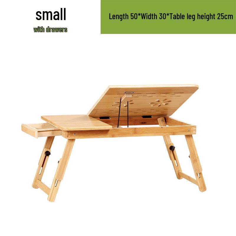 Minimalist Bamboo Laptop Bed Desk - Perfect for Dorms & Study Spaces