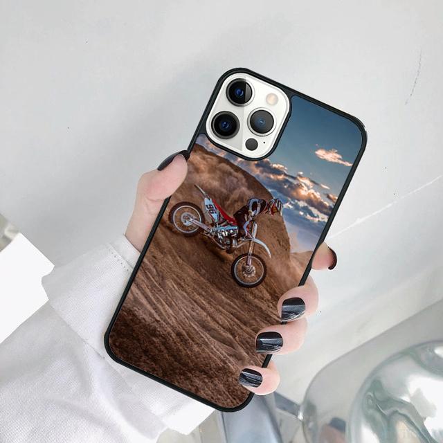 Moto Bike Motocross Phone Case Cover For iPhone 17 Air 15 16 14 11 12 13 Pro MAX Plus