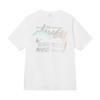 Grenzüberschreitende europäische und amerikanische Trendmarken, eine Vielzahl bedruckter Herren- und Damen-Kurzarm-T-Shirts, 220 Gramm lockere Streetwear-T-Shirts