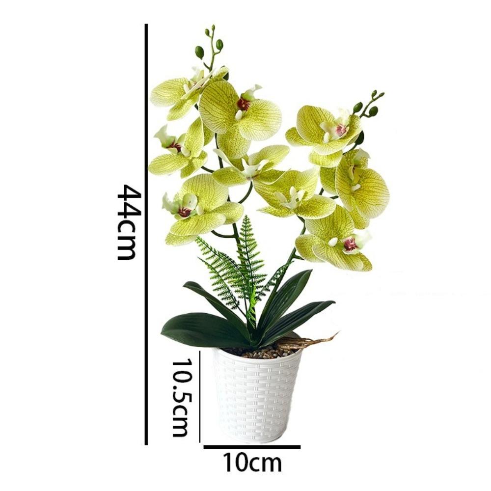 Wielokwiatowa Sztuczna Storczyk Motyl DIY Plastikowy Sztuczny Kwiat Sztuczny Storczyk Bonsai Wystrój Domu