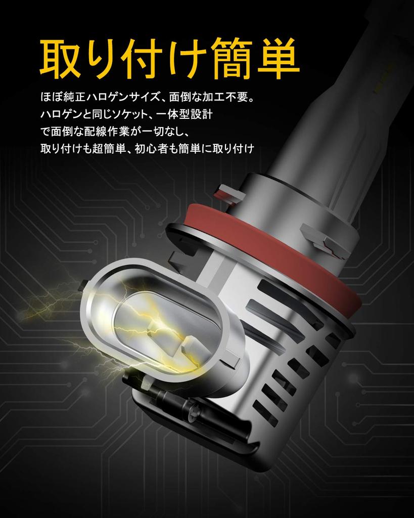 [Latest Industry First Model, Genuine Product] AUXITO H11, H8, H9, and H16 LED Headlights for Cars. 2-Year Quality Guarantee, Meets New Vehicle Inspec