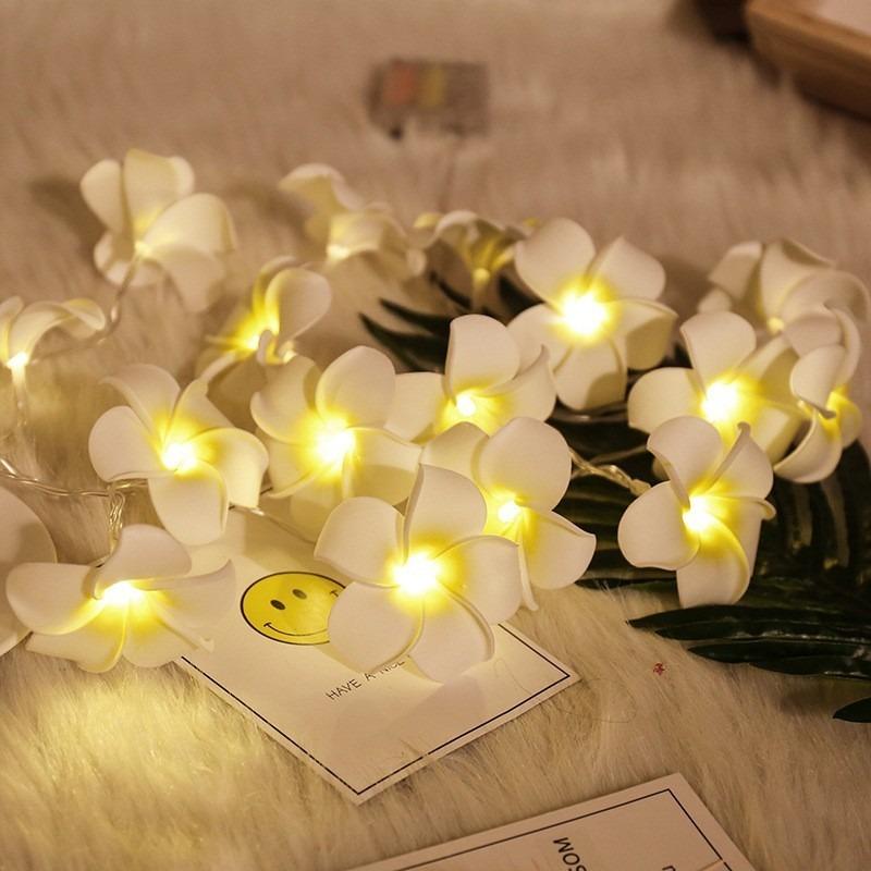 Flower Light String Battery Operated 1.5/3/6m 10/20/40leds Fairy Lights Decorative String Room Decor Lights for Bedroom Weddings Festivals