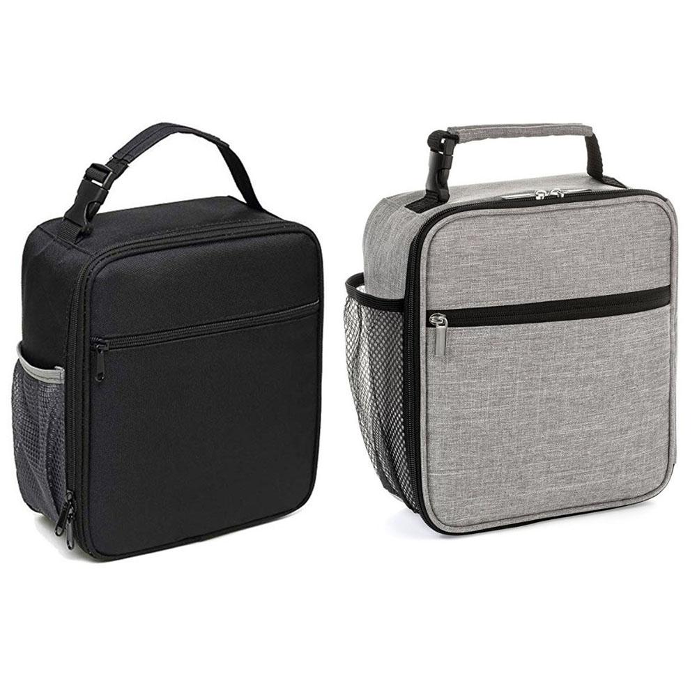 Isolierte Lunchtasche, große Kapazität, Kühltasche, Oxford-Thermobehälter für kalte Speisen, für die Schule, das Büro, Lunchbox, Picknick-Lebensmitteltasche