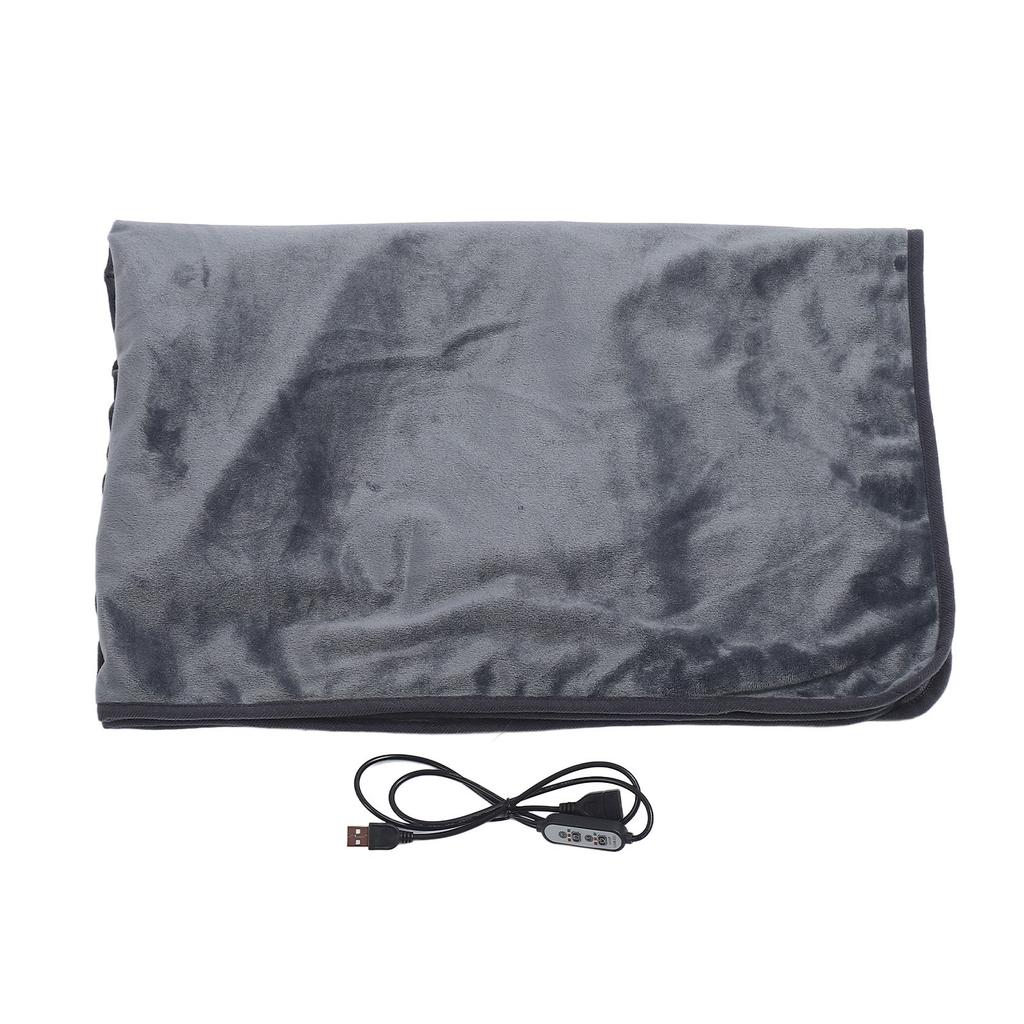 Pătură Încălzită Șal Încălzit Înfășurare Pătură Portabilă Lavabilă pentru Camping Birou Acasă