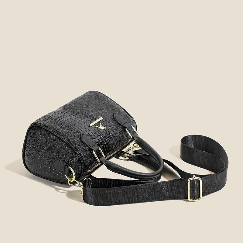 Bag crocodile pattern 2025 new fashion simple urban niche one shoulder crossbody handbag women's bag