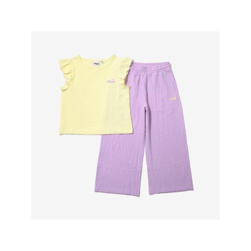 

[fila Kids] Wrinkle Paper Girl Set Fk2fsf2301f Vaa q0zFk2fsf2301fVaa vanilla/100