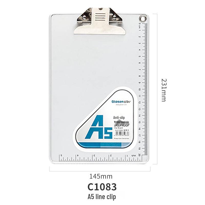 Aluminum Alloy Clipboard Folder A4/A5 Writing Board Office Stationery.