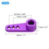 uxcell Aluminum Alloy 25T Steering Servo Single Arm Horn, Purple, for DIY RC CarBoatAirplane Boat Accessories, 3 Pieces
