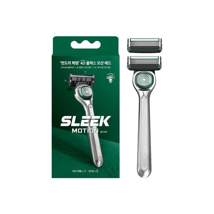 DORCO SLEEK Motion Scheermes, SXF2002, 1 Handvat + 2 Mesjes Handle × 1 + Blades × 2