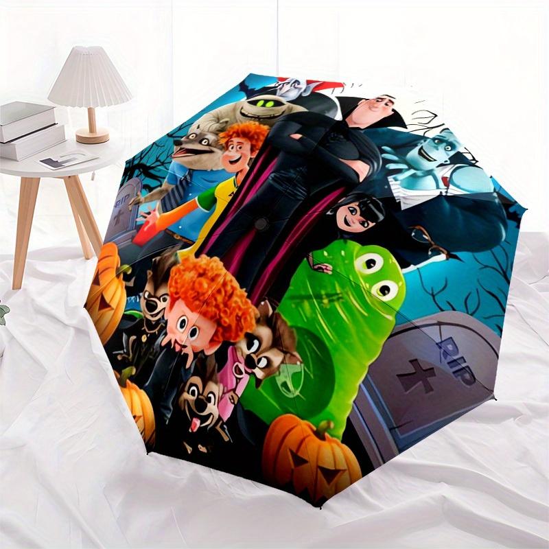 1pc Halloween, Monsters Themed High-quality Umbrella,Automatic Opening and Closing Umbrella,Multi-functional Umbrella G0811064